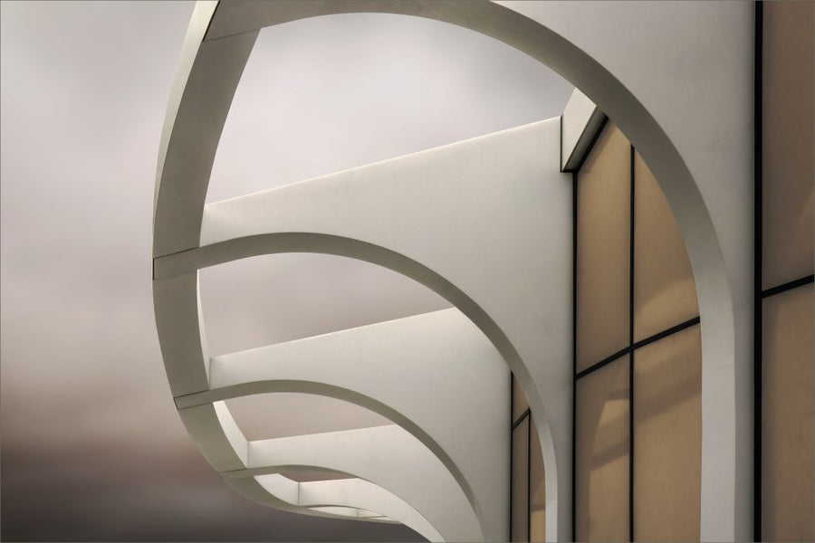Sleek Modern Archways archival giclée print by Gilbert Claes