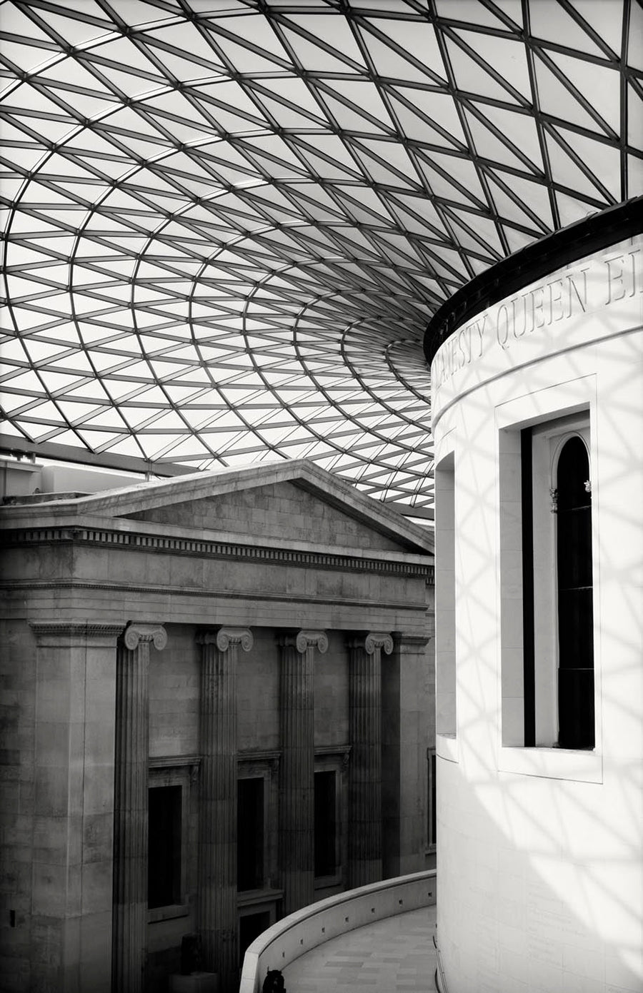 Great Court, British Museum art print by Lee Frost