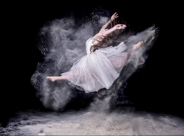 Graceful Powder Dance archival giclée print by Pauline Pentony