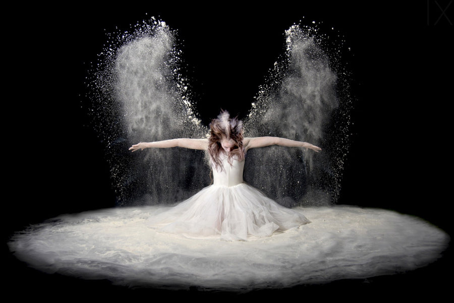 Ballet Powder Wings archival giclée print by Pauline Pentony