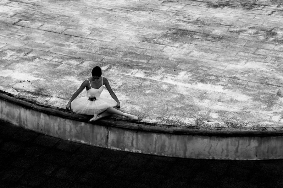 Rooftop Ballet Solitude archival giclée print by Paulo Medeiros