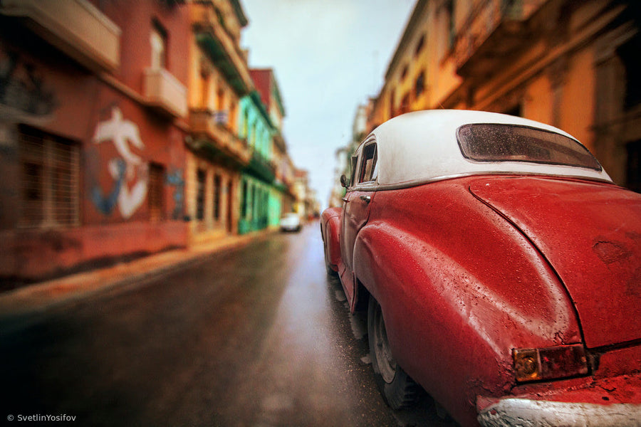 Cuba Street Car archival giclée print by Svetlin Yosifov