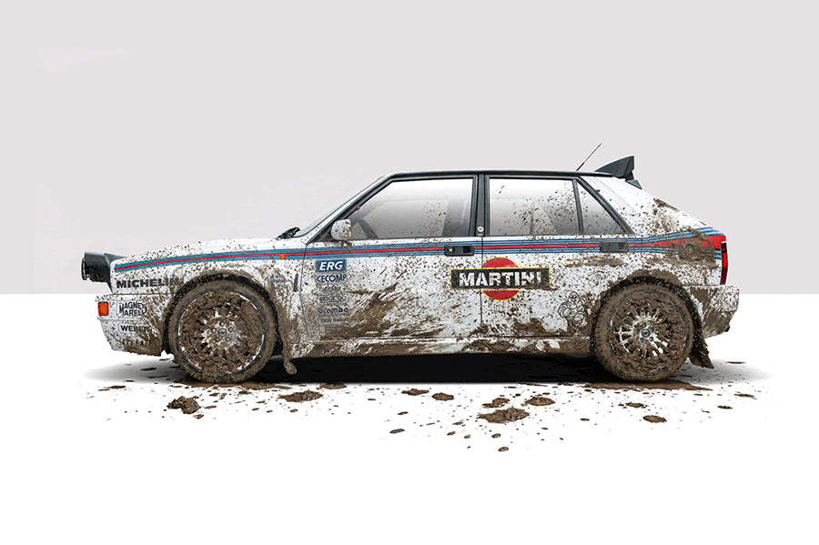 1989 Lancia Delta integrale art print by Tim Wallace