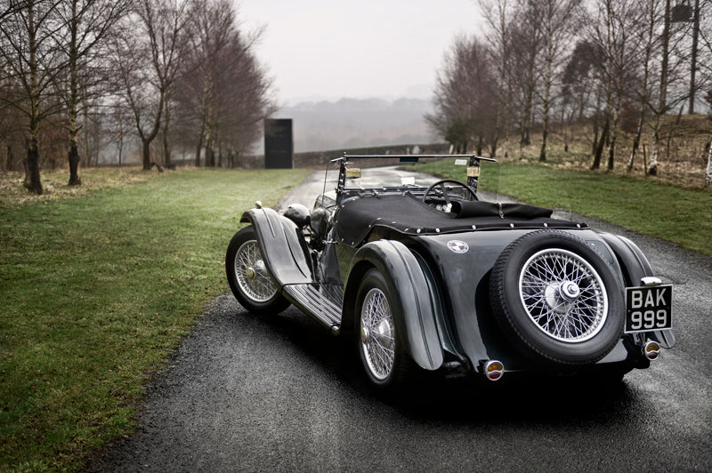 Aston Martin 1937 - Speed Model art print by Tim Wallace