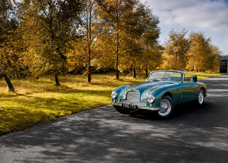 Aston Martin DB2 (Vintage Green) art print by Tim Wallace