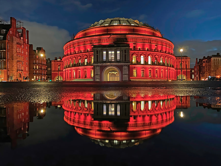 Albert Hall at Night by Andrew Wilson