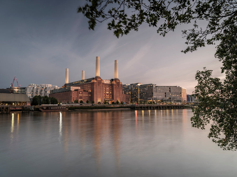 Battersea by Sunset archival giclée print by Assaf Frank