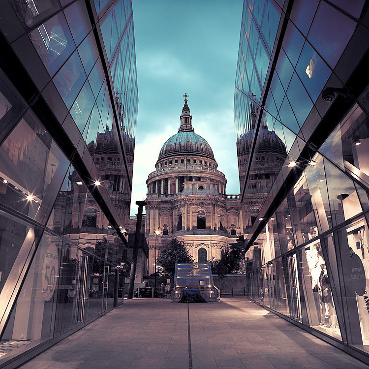 St Pauls Reflections archival giclée print by Assaf Frank