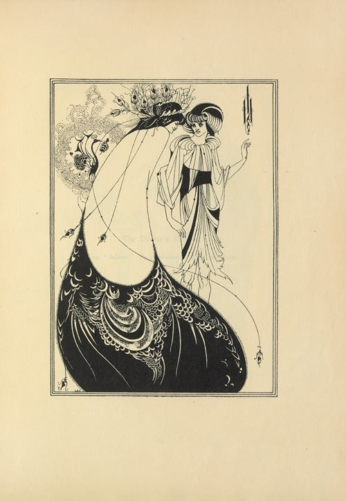 The Peacock Skirt by Aubrey Beardsley