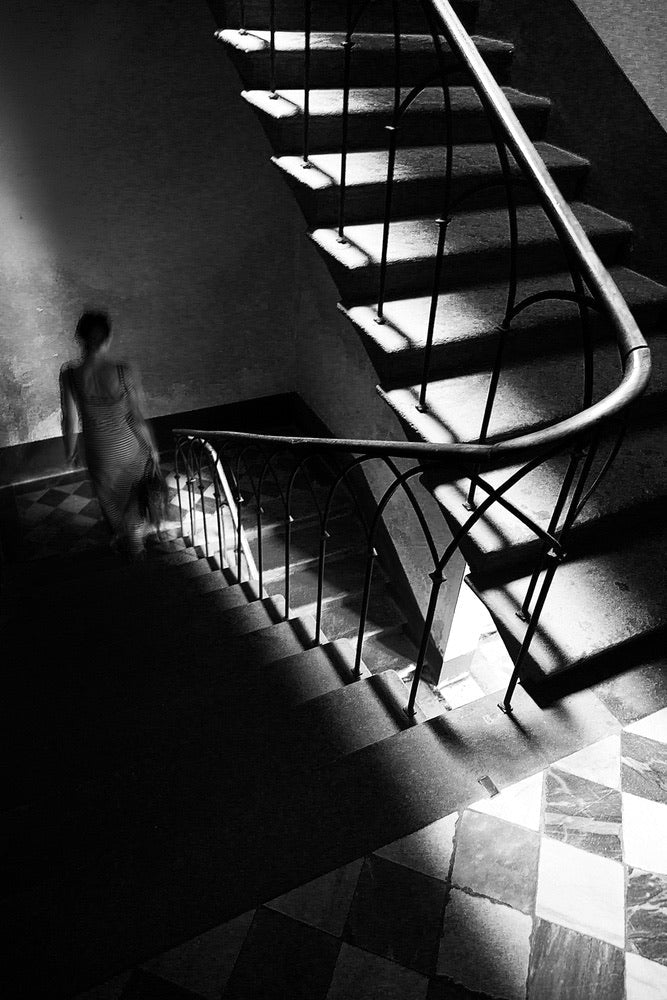 Stairs archival giclée print by Franco Maffei