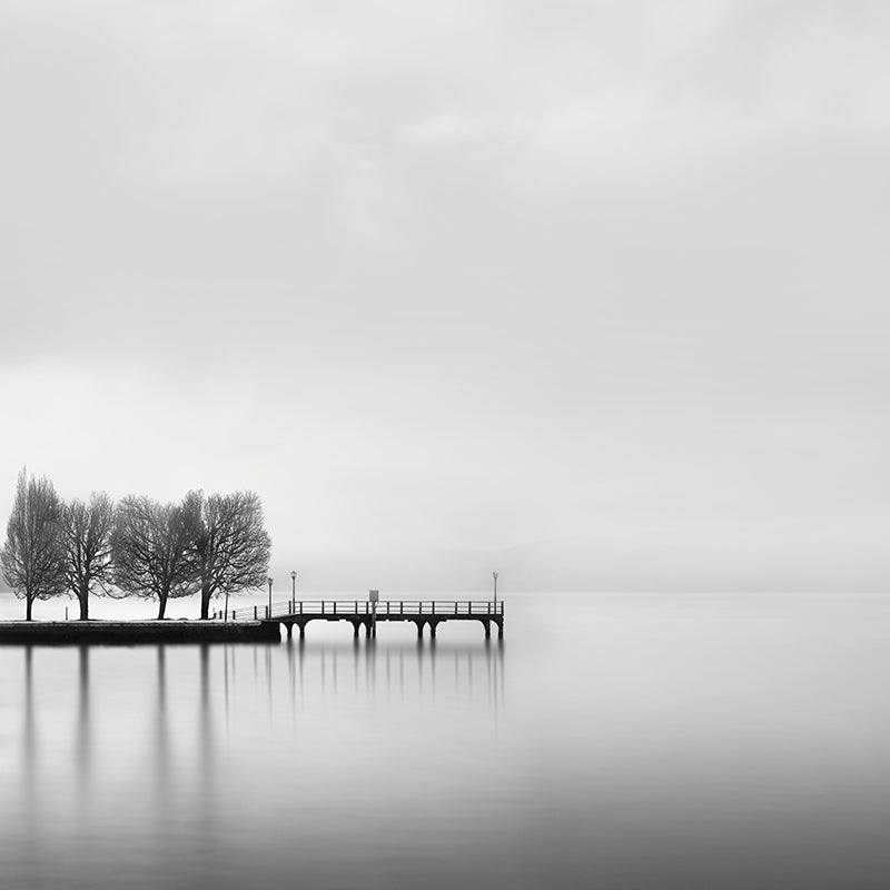 Pier with Trees archival giclée print by George Digalakis