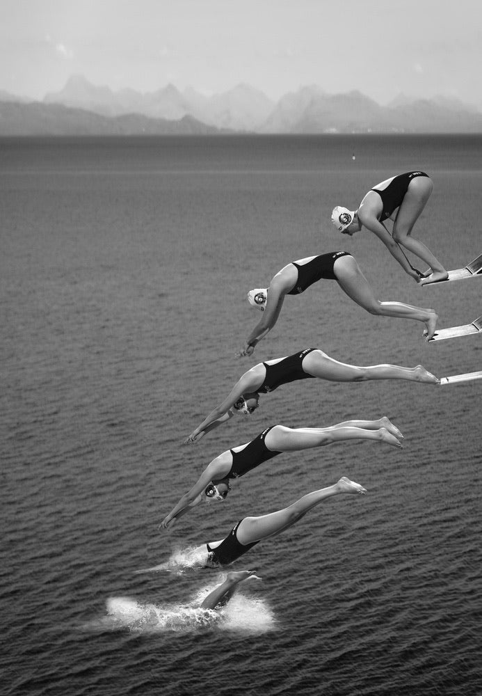 The Beauty of Diving archival giclée print by Greetje van Son