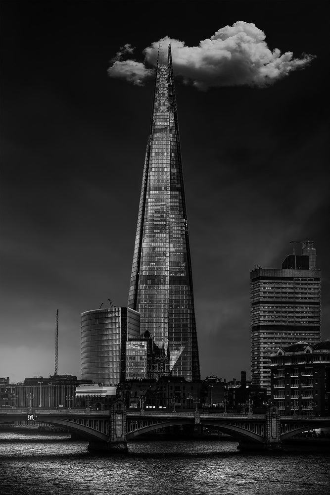 Over the Shard archival giclée print by Jackson Carvalho