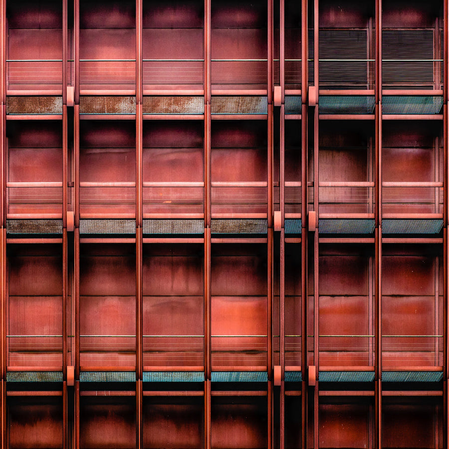 Closed Red archival giclée print by Luc Vangindertael
