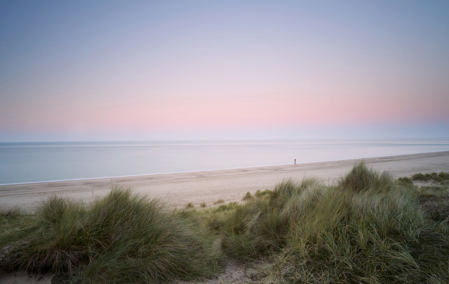 Soft Pink Sunrise, Norfolk by Steve Docwra
