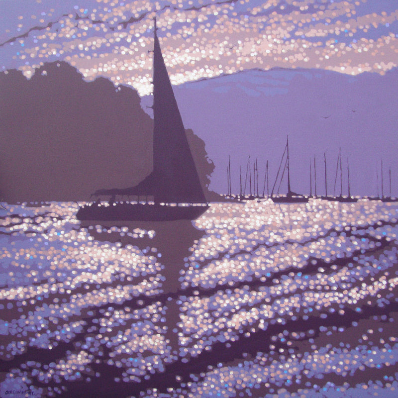 Dawn Departure Fowey archival giclée print by Gordon Hunt