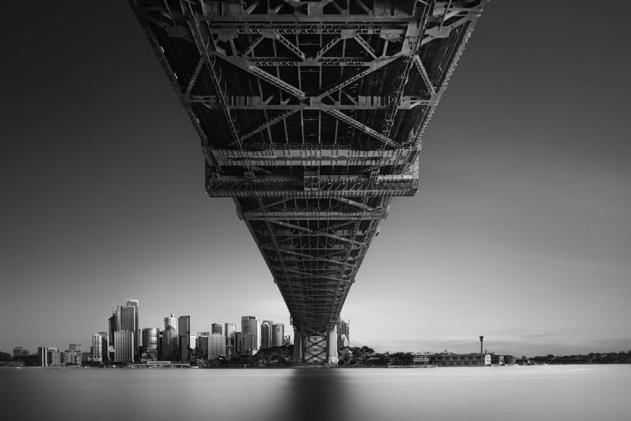 Back to Human Life, Sydney Harbour archival giclée print by Akira Takaue