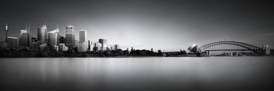 Sydney City Panorama archival giclée print by Akira Takaue