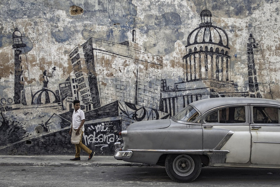 Havana Car And Mural