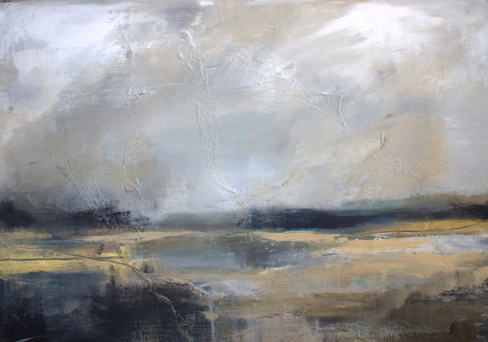 Moody Coastal Horizon 2 archival giclée print by Anna-Karin Bergius