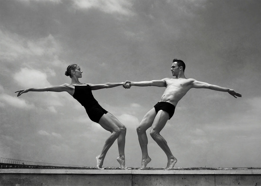 Ballet Partners In Balance archival giclée print by Antonio Arcos