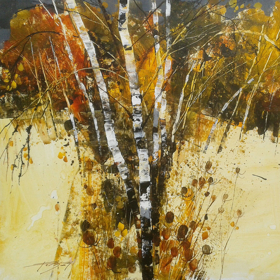 Autumn Birches archival giclée print by Chris Forsey