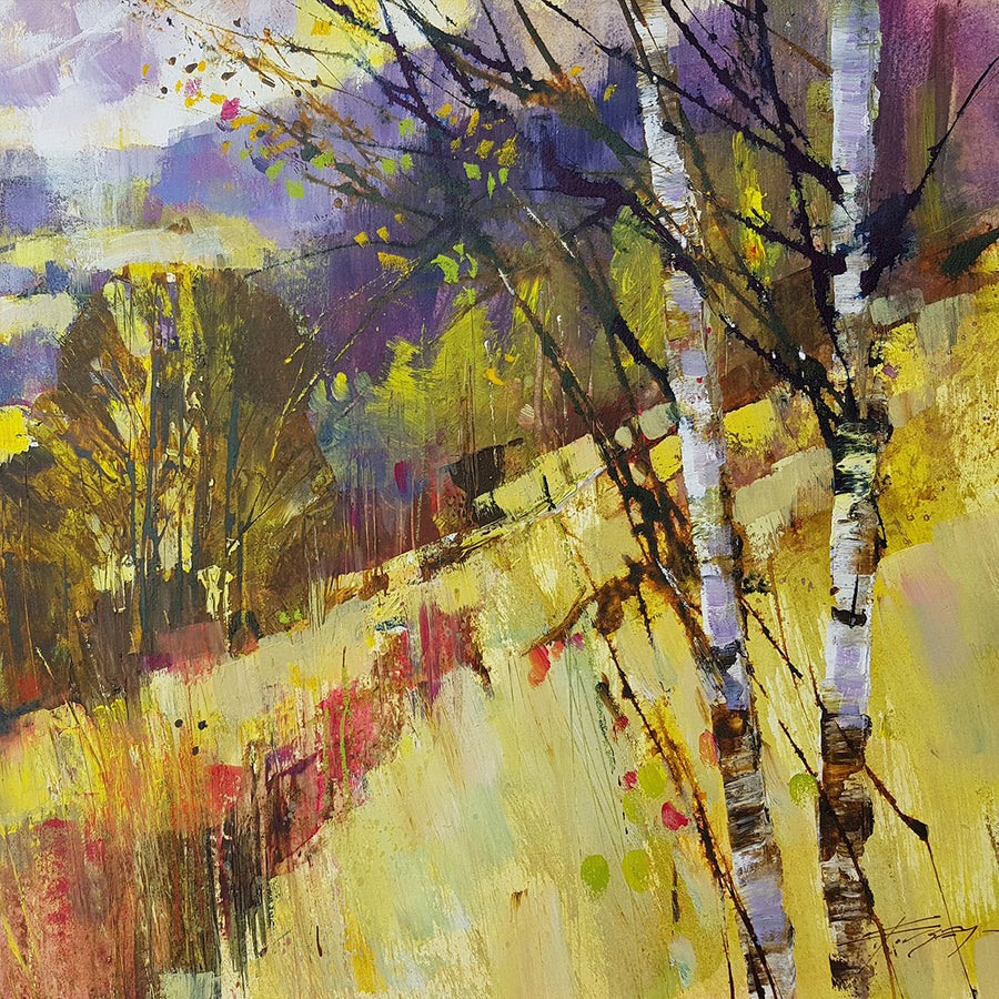 Vibrant Purples archival giclée print by Chris Forsey