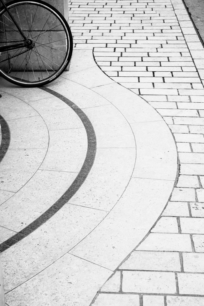 S Bike archival giclée print by Chris Shepherd