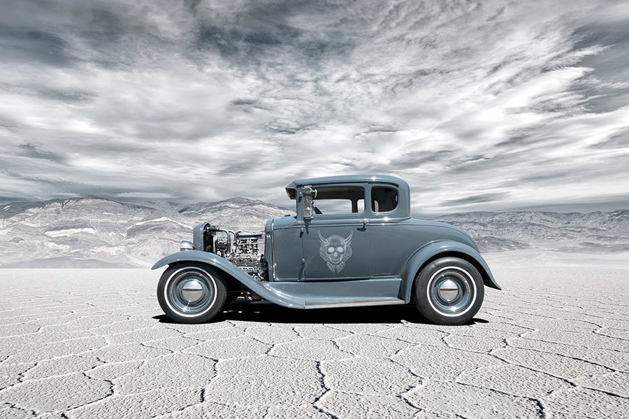 Ford 32 Hot Rod in Death Valley art print by Tim Wallace