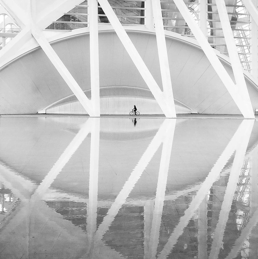Ciudad Artes y las Ciencias archival giclée print by Francisco Sanchez