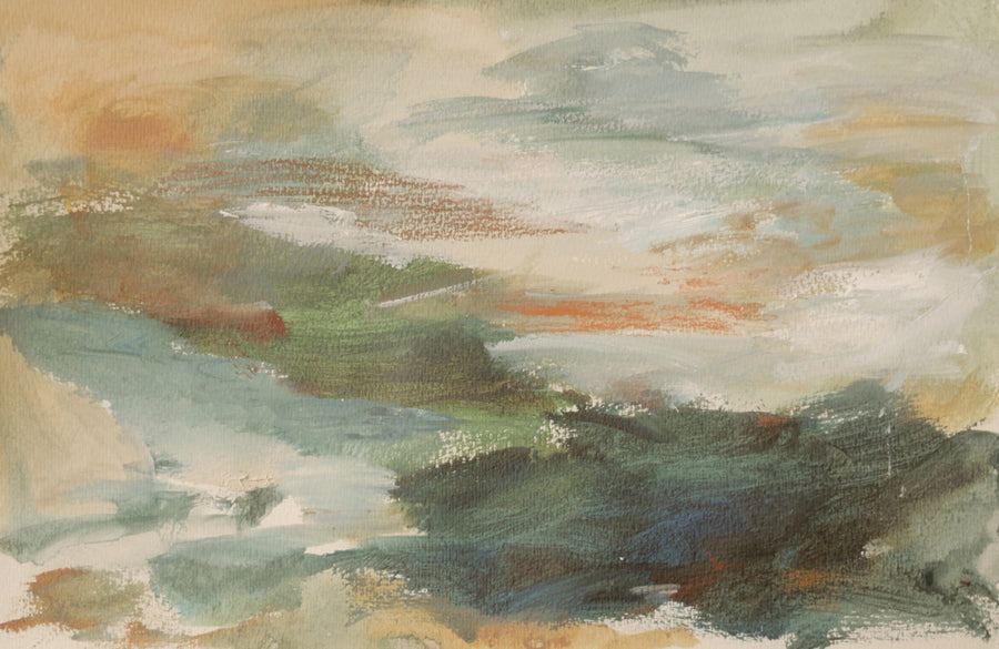 Serene abstract Landscape archival giclée print by Gemma Bardot
