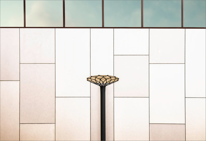 Modern Façade Light archival giclée print by Gilbert Claes