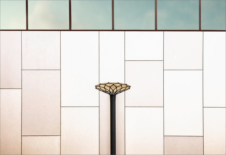 Modern Façade Light archival giclée print by Gilbert Claes