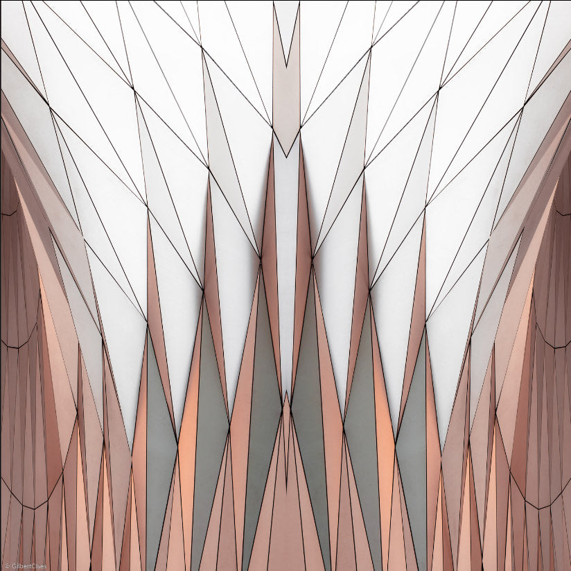 Geometric Facets archival giclée print by Gilbert Claes
