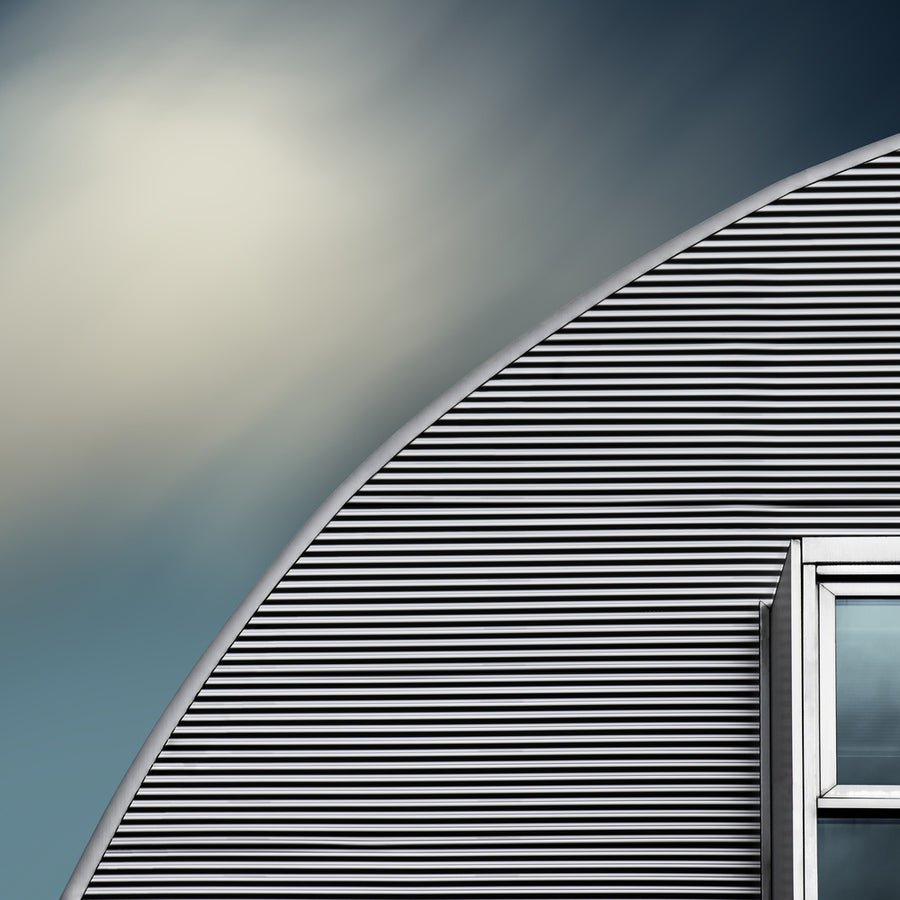 Sleek Architectural Curve archival giclée print by Gilbert Claes