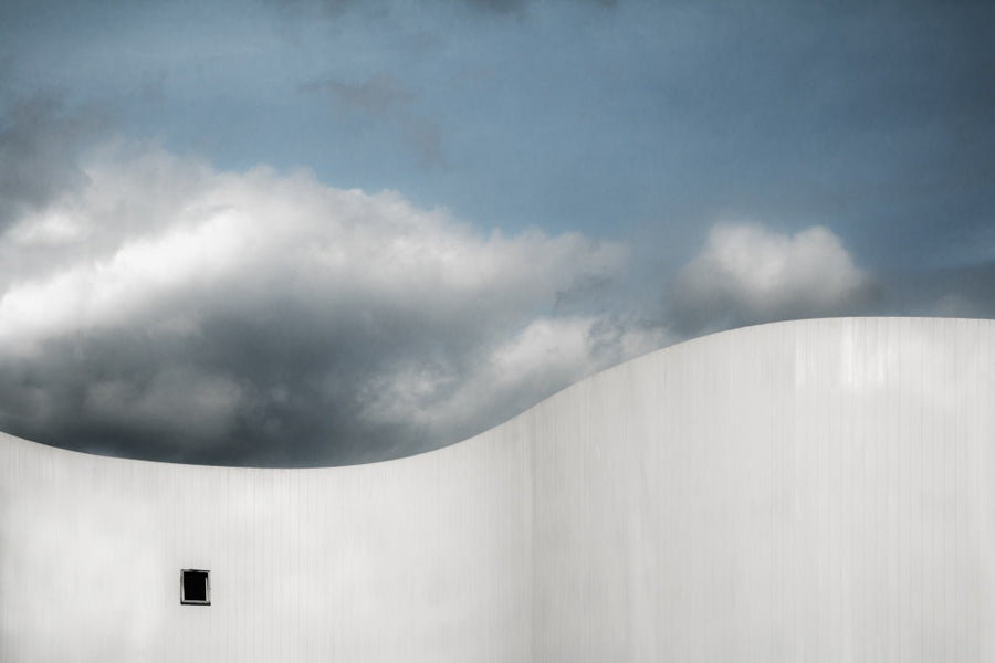 White Wave Sky Window archival giclée print by Gilbert Claes
