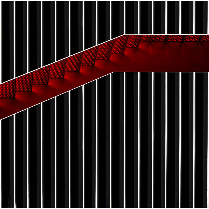 Red Diagonal Path archival giclée print by Gilbert Claes