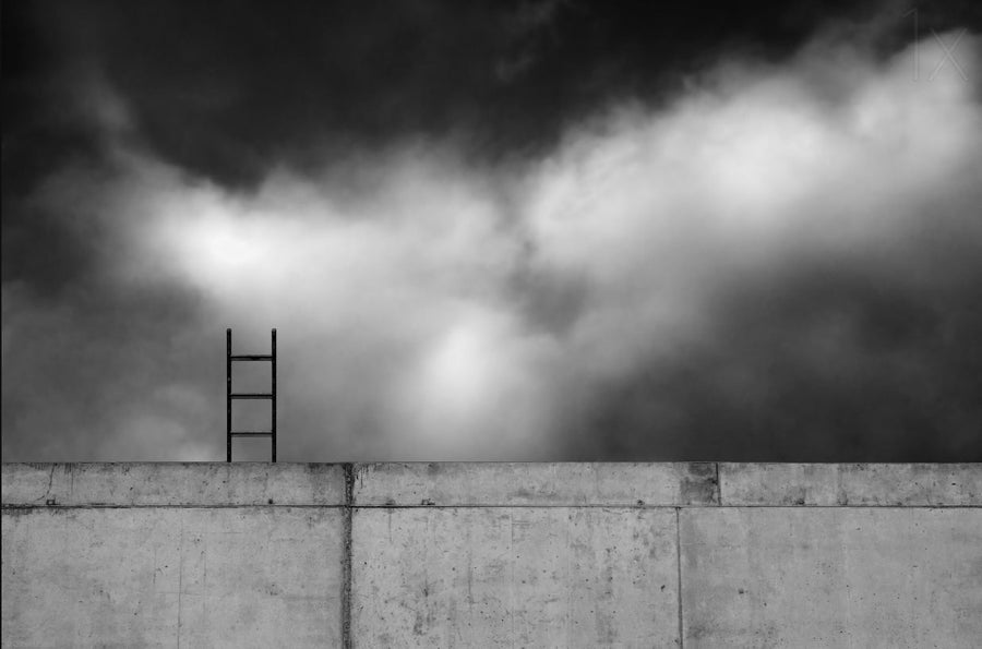 Ladder and Wall archival giclée print by Gilbert Claes