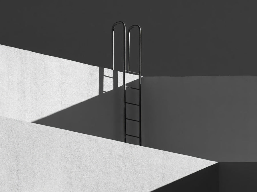 Rooftop Shadows archival giclée print by Jacqueline Hammer