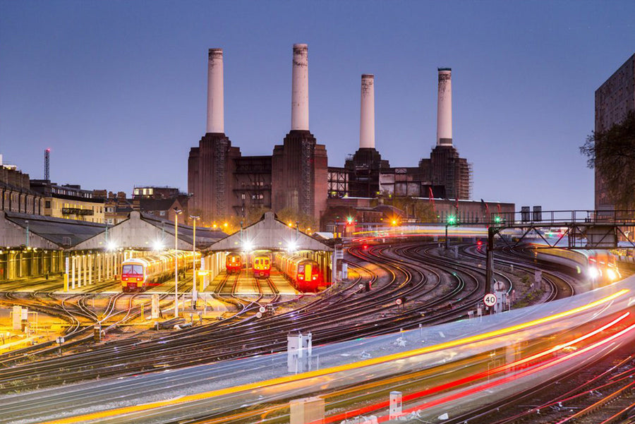 Battersea Twilight archival giclée print by Joas Souza