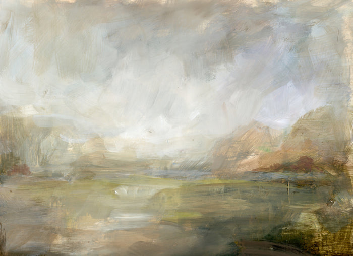 Misty Morning Vista archival giclée print by Julia Cheney