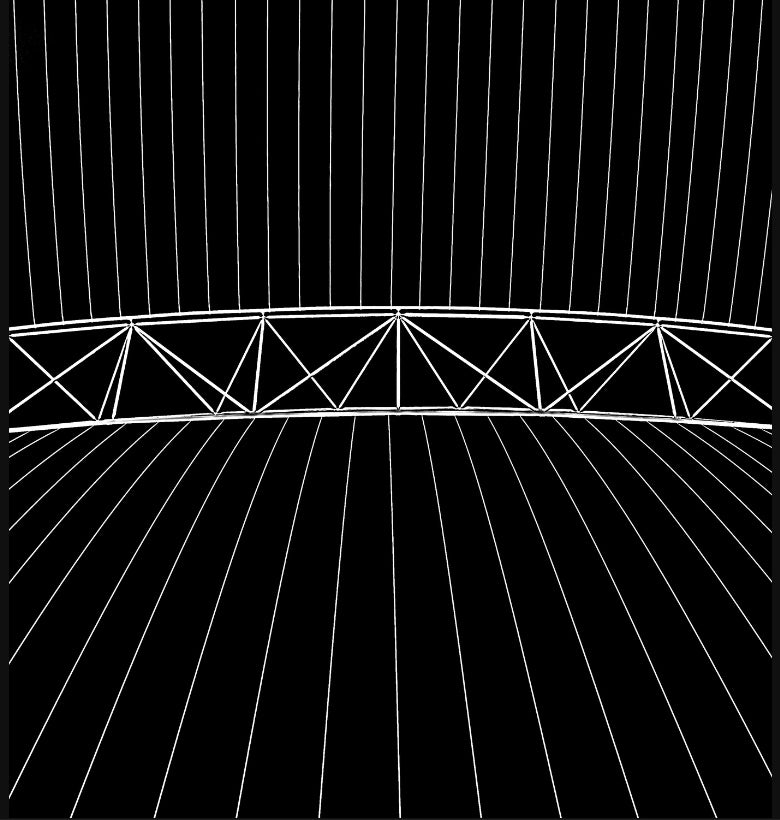 The White Lines archival giclée print by Kahar Lagaa