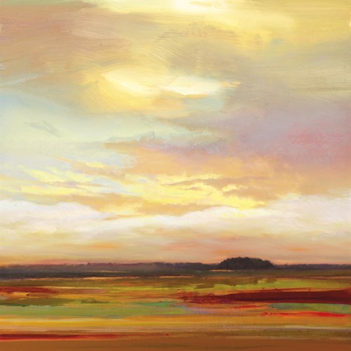 Landscape View - Warm archival giclée print by Paul Duncan