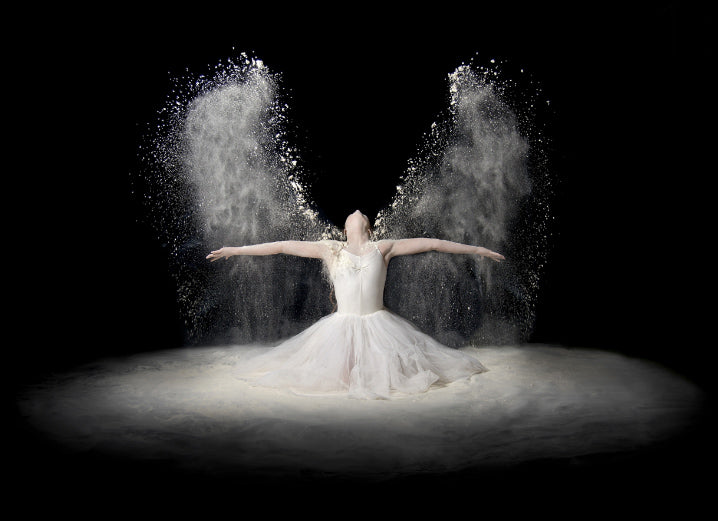 Ethereal Powder Dance archival giclée print by Pauline Pentony