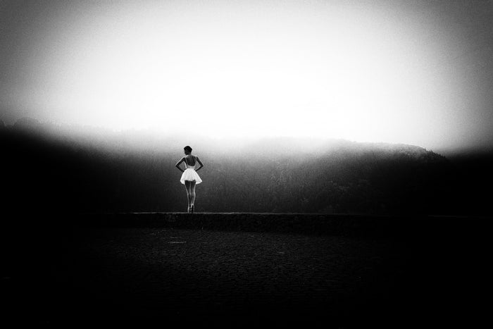 Misty Mountain Ballerina archival giclée print by Paulo Medeiros