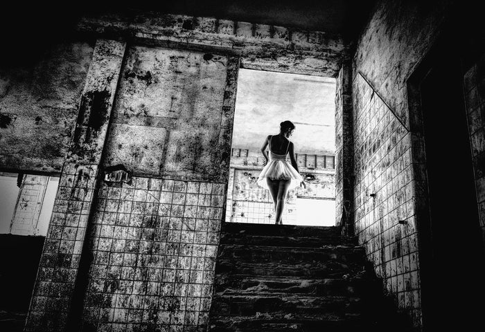 Ballerina Towards Light archival giclée print by Paulo Medeiros