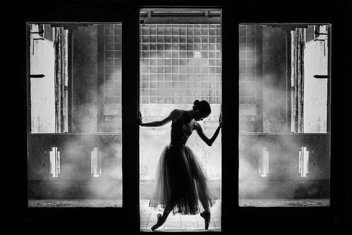 Graceful Window Silhouette archival giclée print by Rullyanto Wibisono