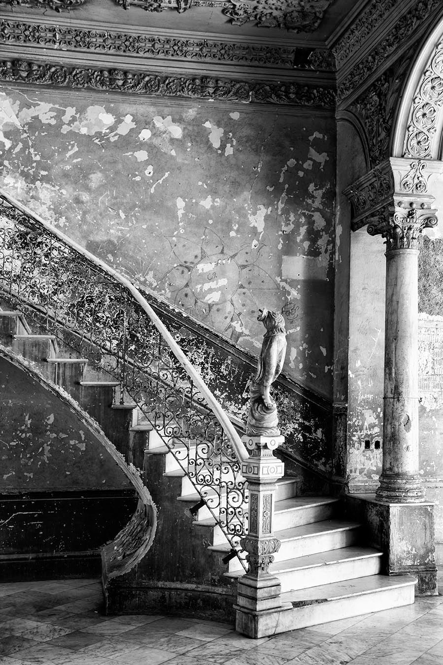 STAIRCASE TO LA GUARIDA 2 art print by Lee Frost