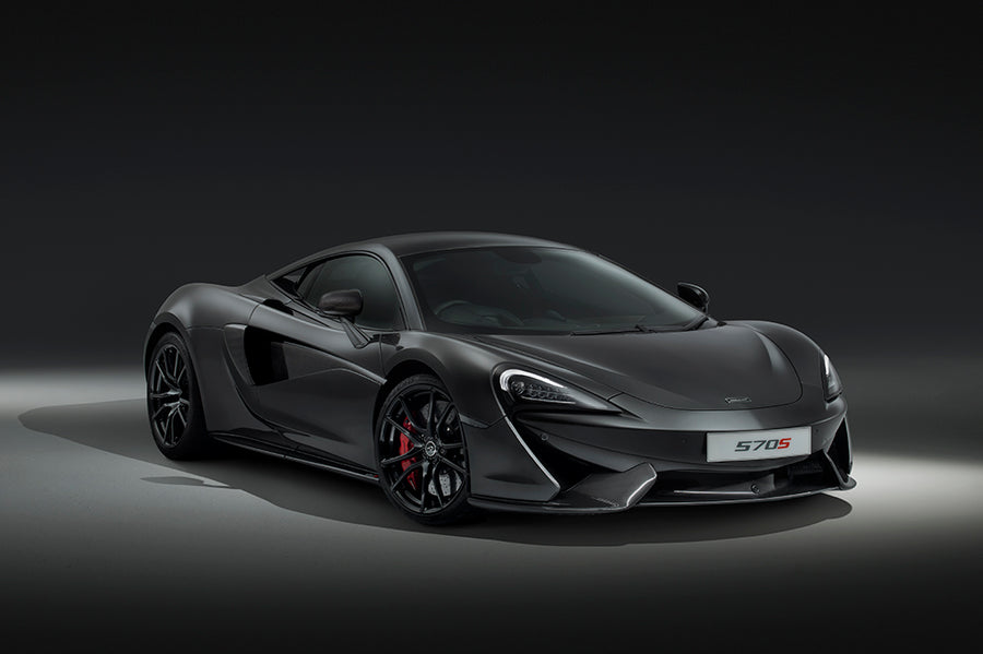 McLaren - 570s Black art print by Tim Wallace