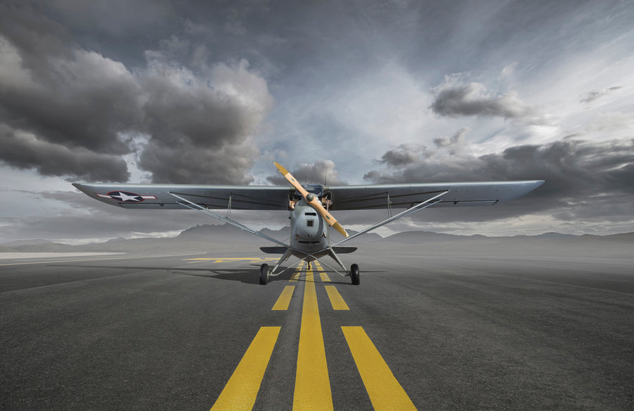 Aeronca L3 Defender art print by Tim Wallace